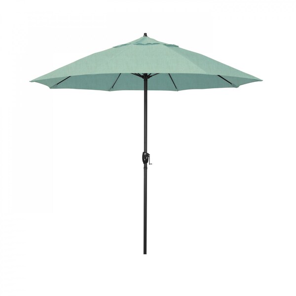 California Umbrella 9' Bronze Aluminum Market Patio Umbrella, Sunbrella Spectrum Mist 194061336878 - main